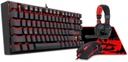 KIT 4 EN 1 REDRAGON K552-BB-2 / INCLUYE TECLADO KURAMA K552 + MOUSE M601 + AUDIFONO H101 + MOUSEPAD ARCHELON